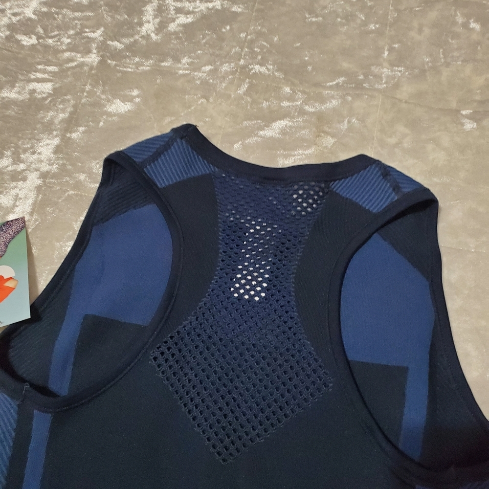 Joy Lab Blue Razor Back Tank Top - Picture 6 of 7